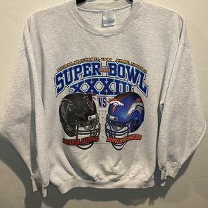 N FL Superbowl XXXIII 33 Denver Broncos vs atlanta falcons sweatshirt shirt